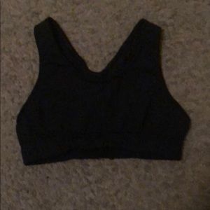Black Sports Bra